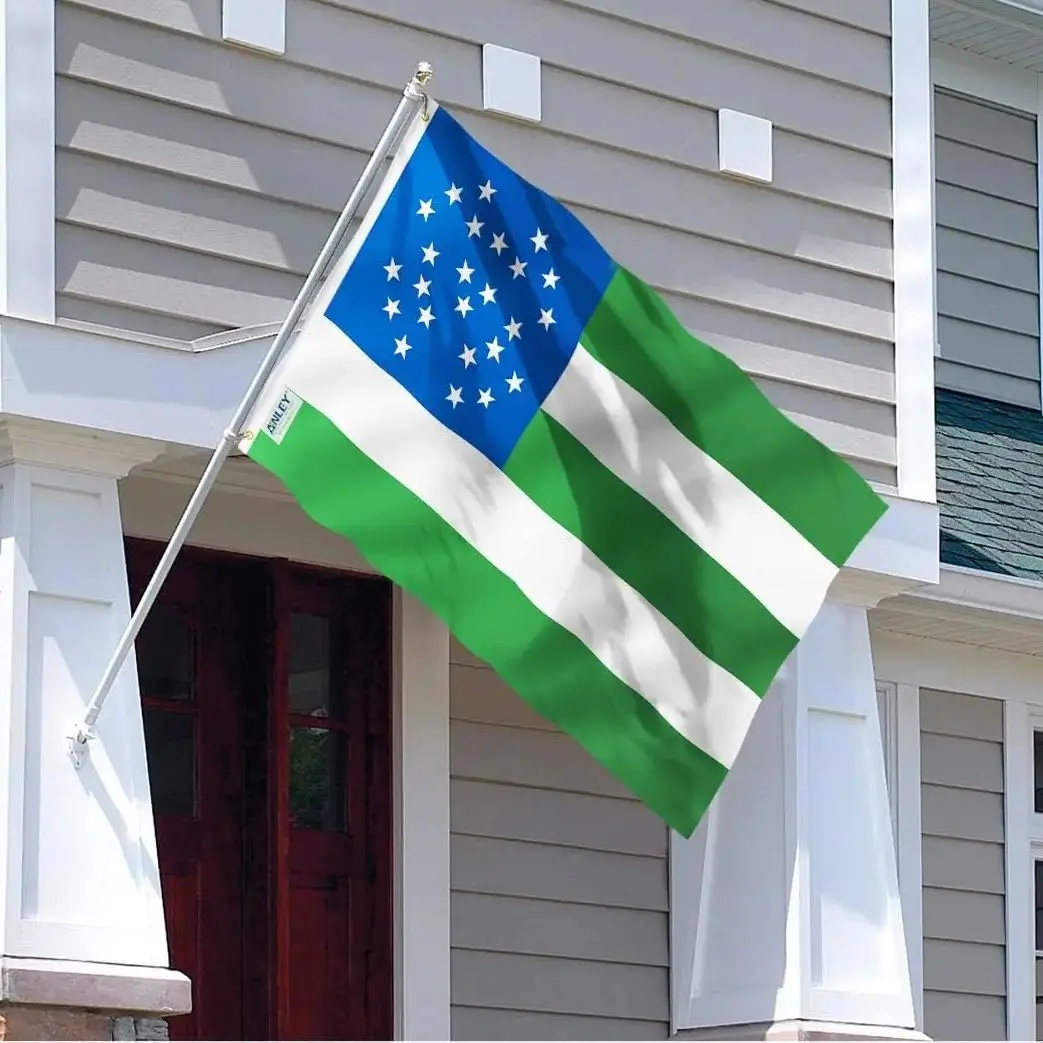 Джонин 90x150 см США Флаг Нью-Йорка и департамента полиции Нью-Йорка