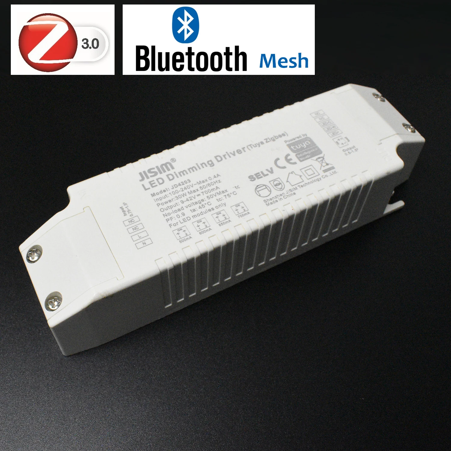 Bluetooth Zigbee bezprzewodowy inteligentny sterownik LED regulacja dla podwójnego kolorowe światła DIP transformator dla Alexa domu inteligentne