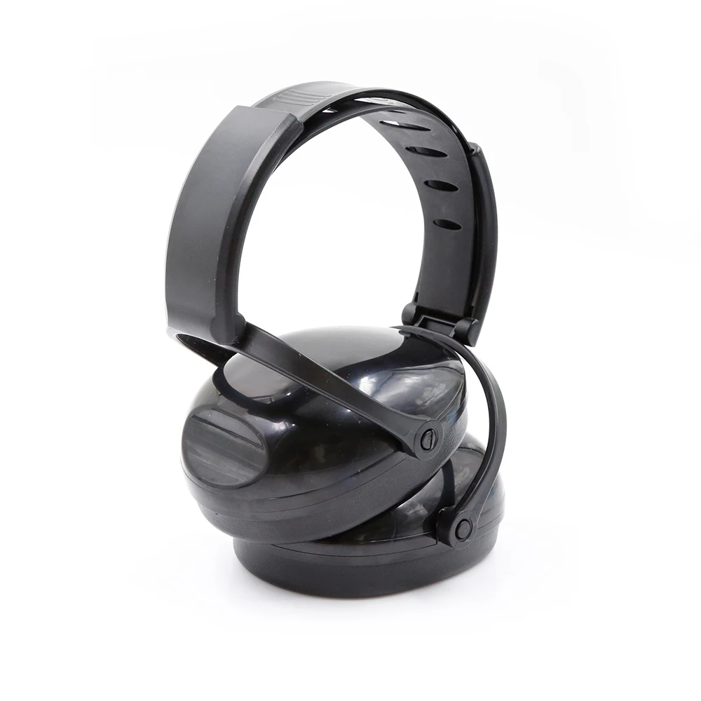 أغطية أذن على شكل غلاف ABS شديدة التحمل مع أغطية أذن متينة للحماية من الضوضاء لإلغاء الضوضاء الفعال