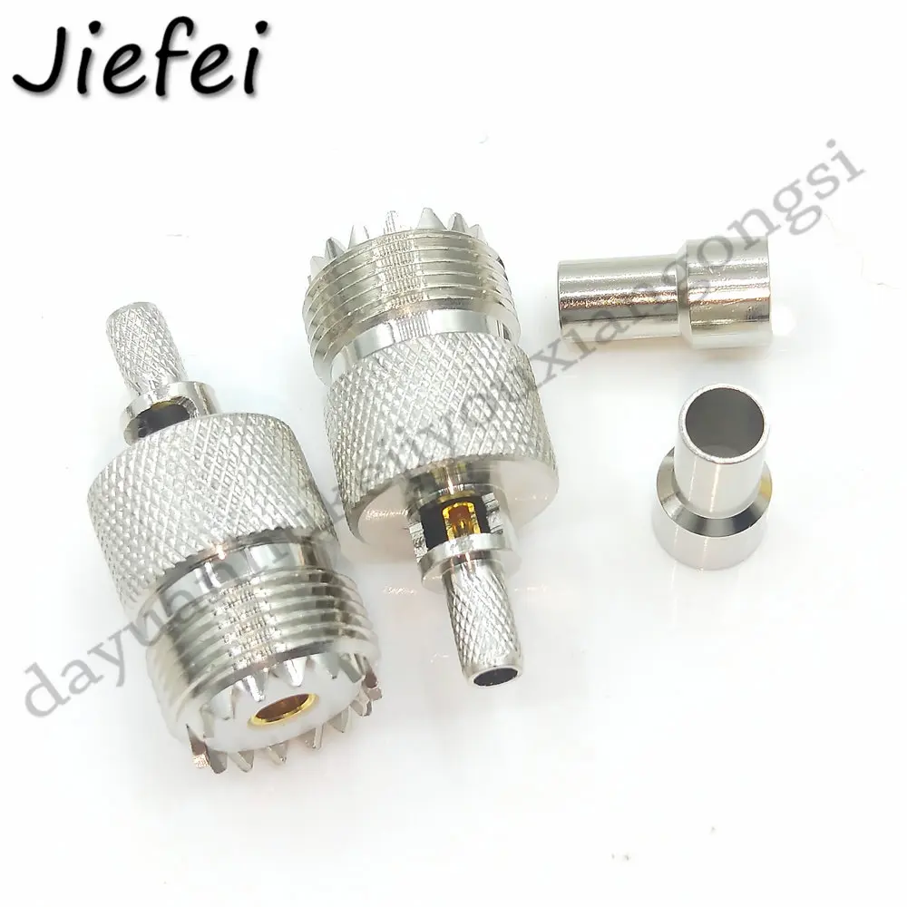 UHF Female SO239 Jack Window Crimp RG58 RG142 LMR195 RG400 Cable Selling