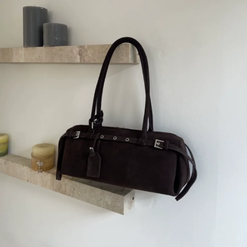 

2026 New style women's bag trendy and retro Boston pillow single-shoulder crossbody bag 100% Natural Cowhide Leather Female