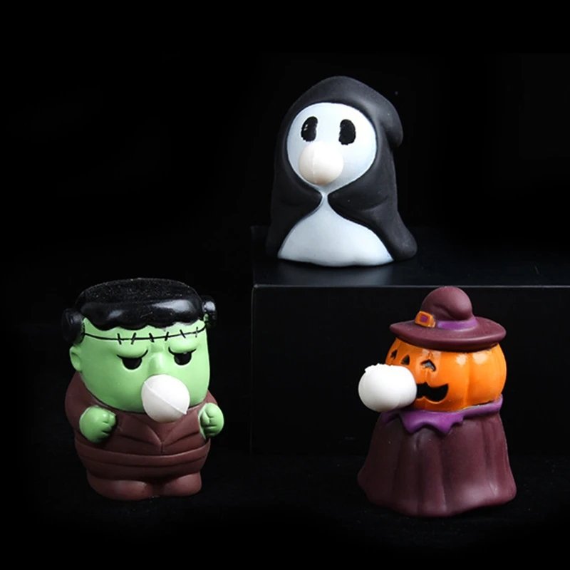 Halloween stressbal speelgoed knijp voor pop-out ballen feestartikelen willekeurige stijlen