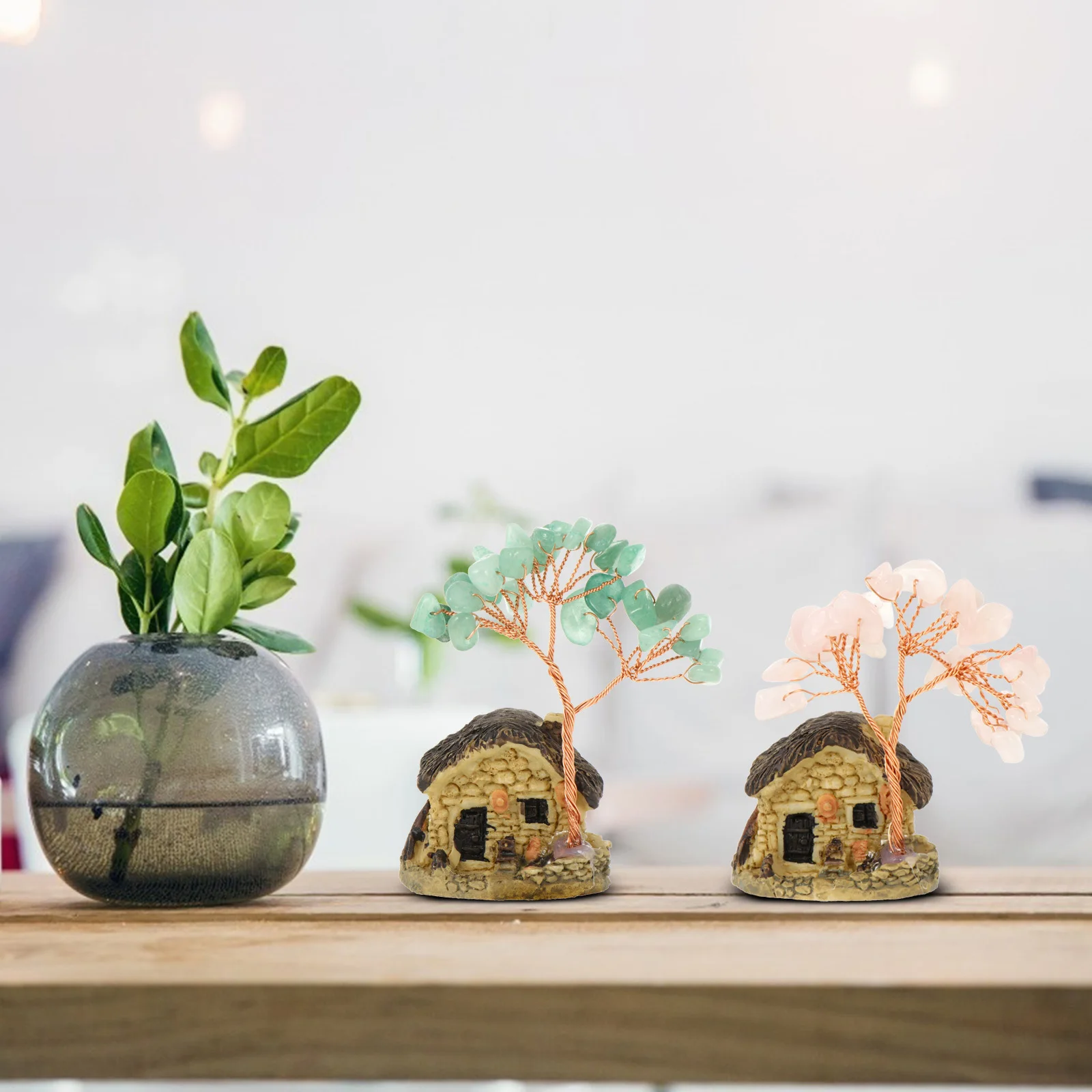 

Crystal Tree of Life Ornament Beautiful Feng Shui Decoration for Bedroom Sitting Room Dining Room Feng Shui Tree