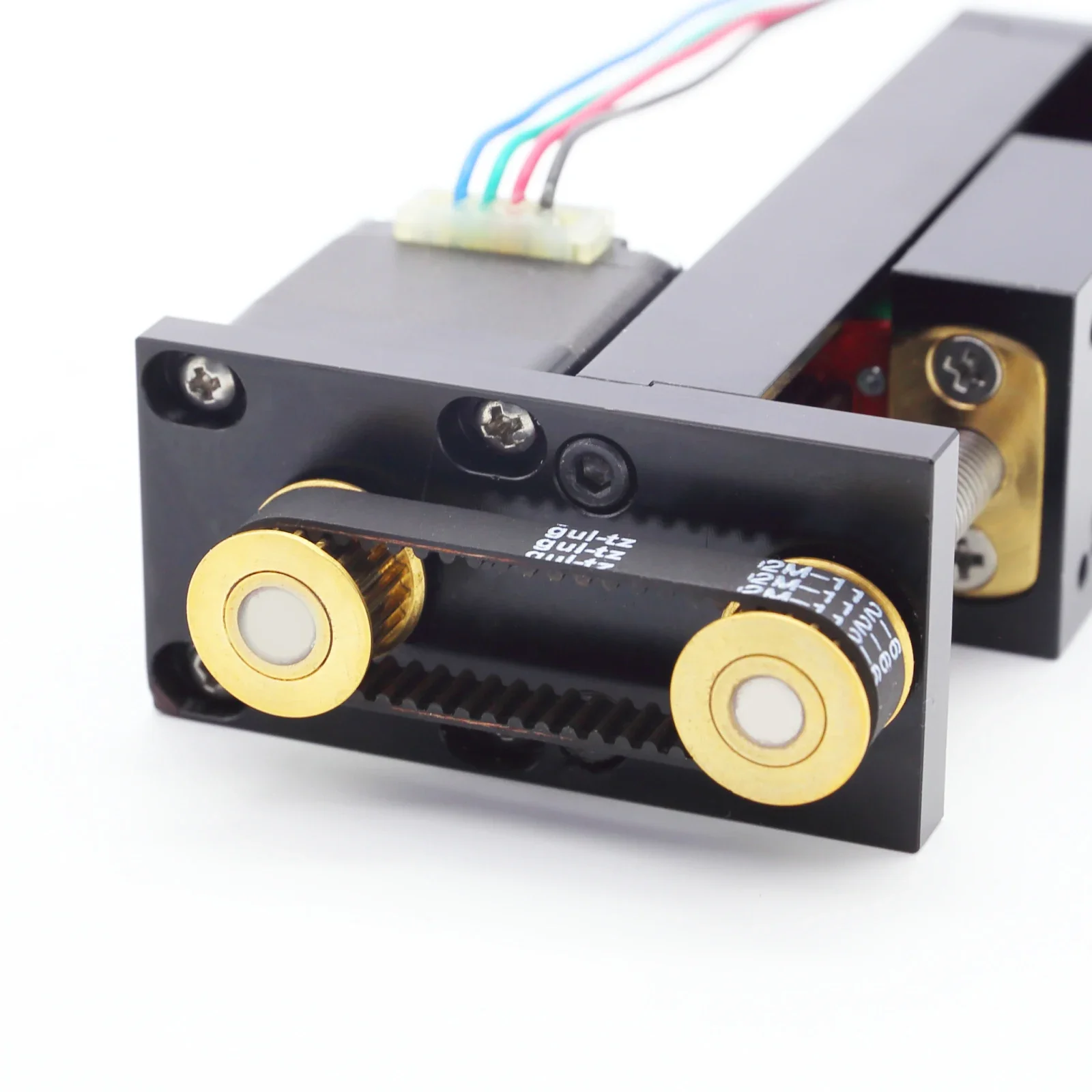 Mini Synchronous Pulley Linear Module T-type CNC Sliding Table with Nema11 Stepper Motor Linear Rail Motor Stage Kit