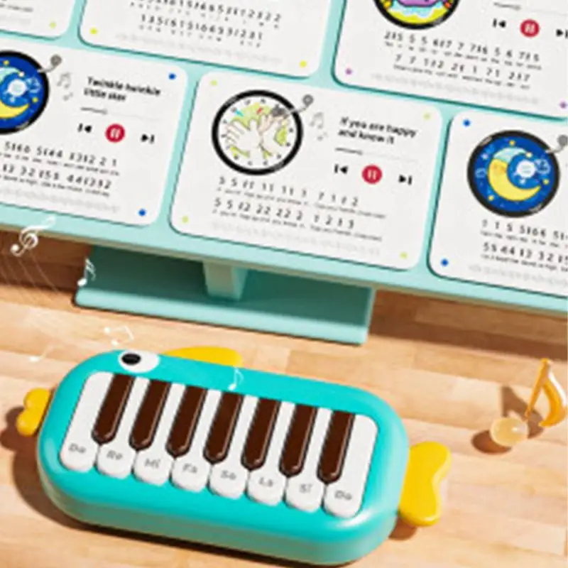 Petit piano de poche électronique portable pour enfants, jouets musicaux pour débutants, clavier de voyage