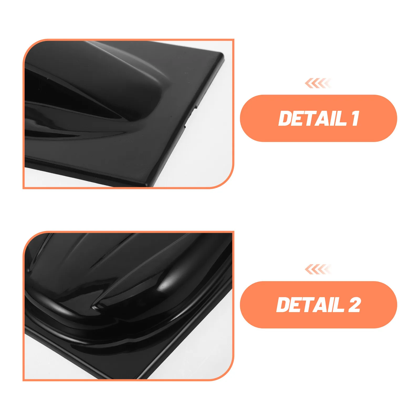 2Pcs Car Wrap Vinyl Samples Display Plastic Panel Auto Body Wrapping Film Exhibition Realistic Color Sample Display for Spray