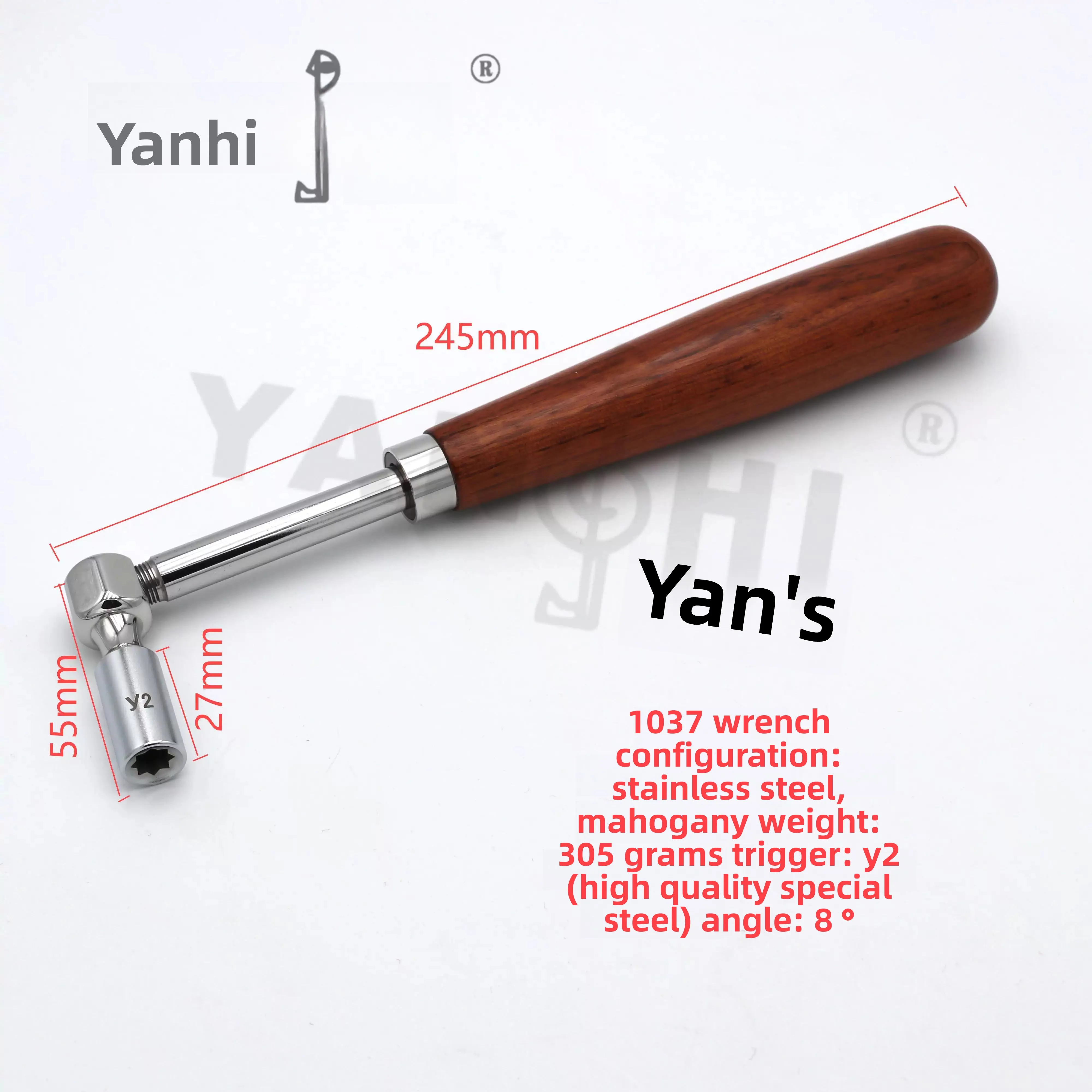 

Piano tuning wrench, fixed wrench, telescopic wrench, wrench mouth, piano tuning tool