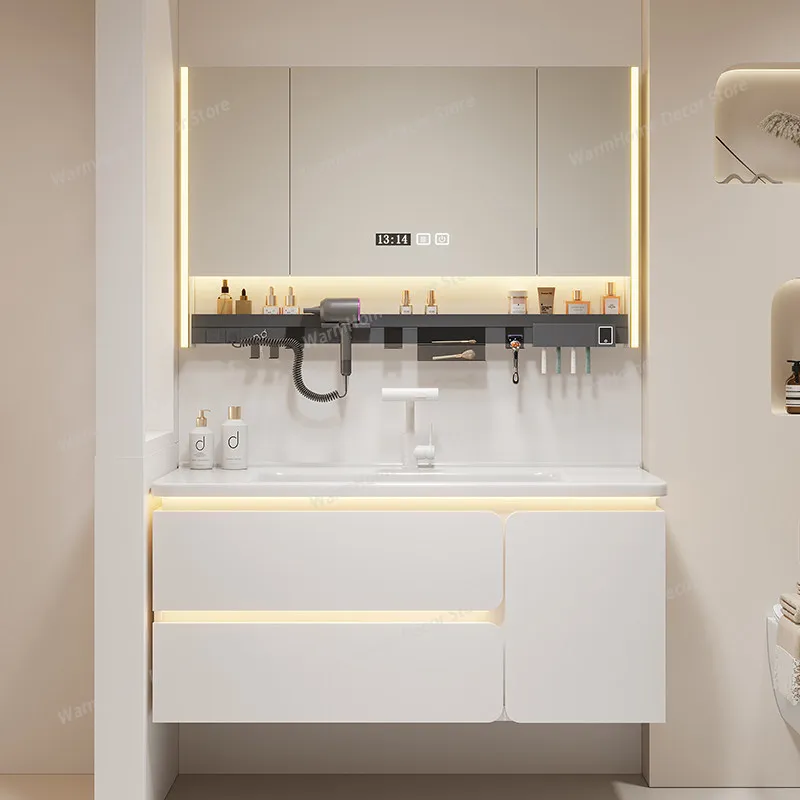 

Modern Corner Bathroom Cabinets Toilet Sink Home Storage Bathroom Cabinets Dresser Wood Furniture Ванная Комната MH40YSG