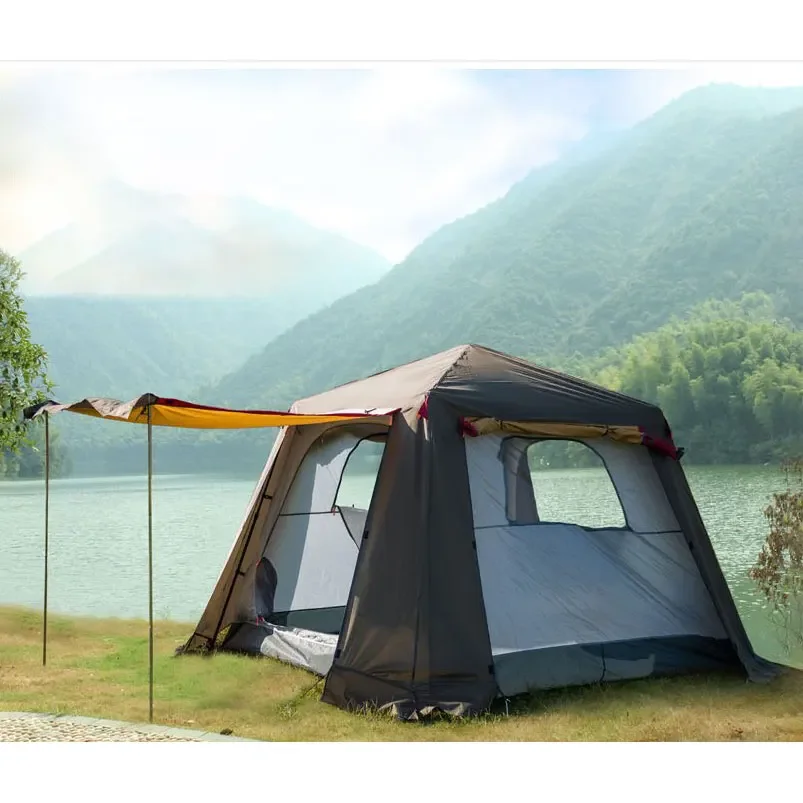 Outdoor Camping Tent 4-5 Person Protable Sun Shelter Rainproof Awning Travelling Hiking Picnic Equipment Automatic Setup