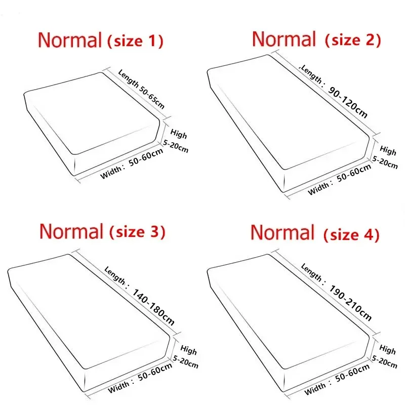 2026 جديد قسط مقاوم للماء غطاء أريكة مرن فاخر الجاكار متعدد الحجم غطاء أريكة تغطية كاملة الغبار مقعد حامي #2