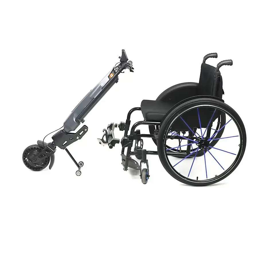Newest Model CE Approved 36v 350w Electric Wheelchair Attachment Handbike With Suspension Fork For Wheelchair