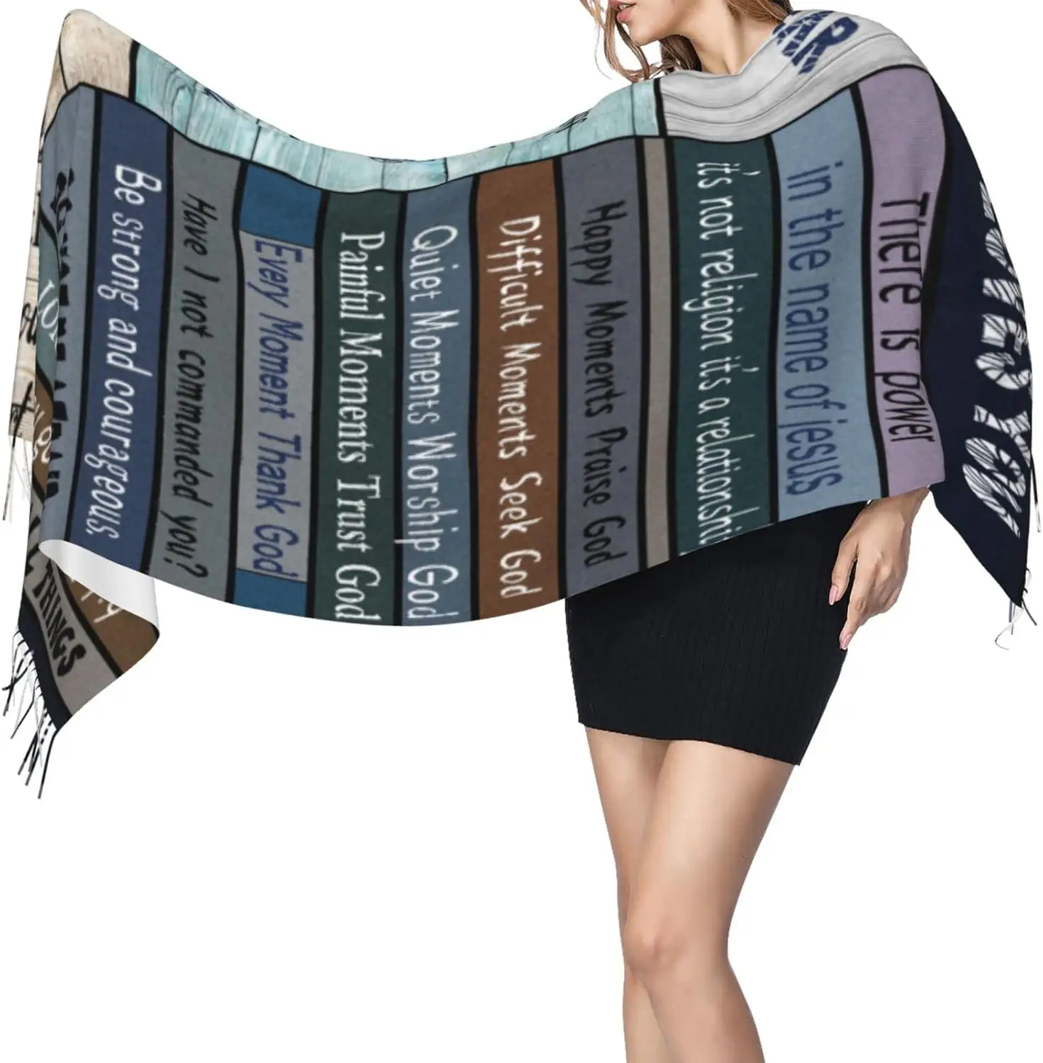 

Религиозный христианский вдохновляющий мужской духовный шарф, шали из пашмины, платье подружки невесты, свадебное платье