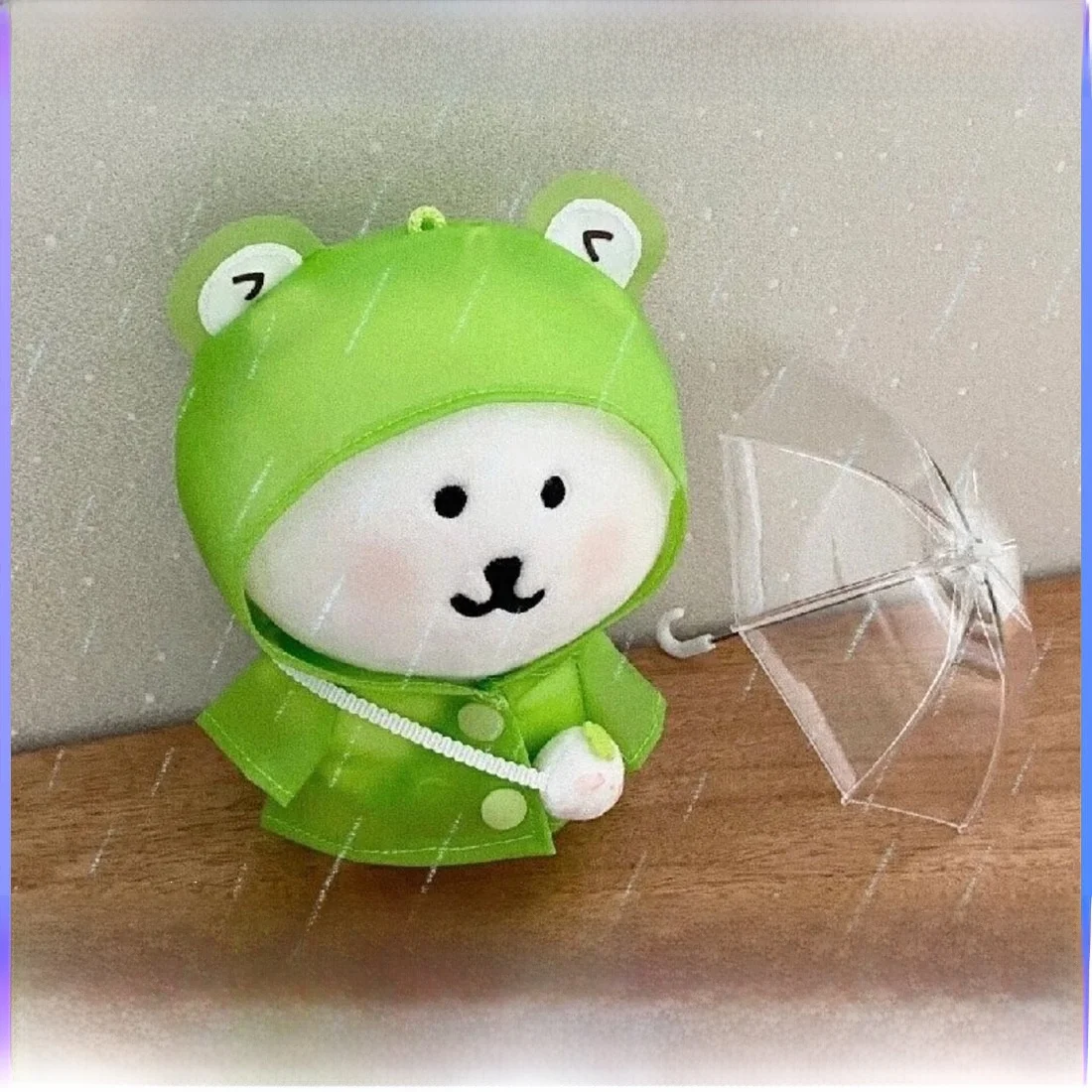 wqinshoe-frog-raincoat-self-deprecating-bear-set-cotton-doll-pendant-toy-birthday-gift-fashionable-accessory-for-all-seasons