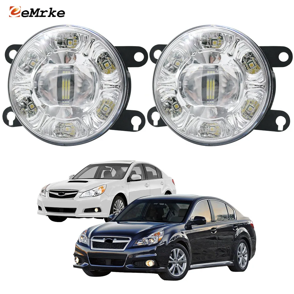 

Fog Light Assembly + Led DRL Daytime Running Lights PTF Fog Lamp Accessories for Subaru Leagacy BM B4 2010 2011 2012 2013 2014