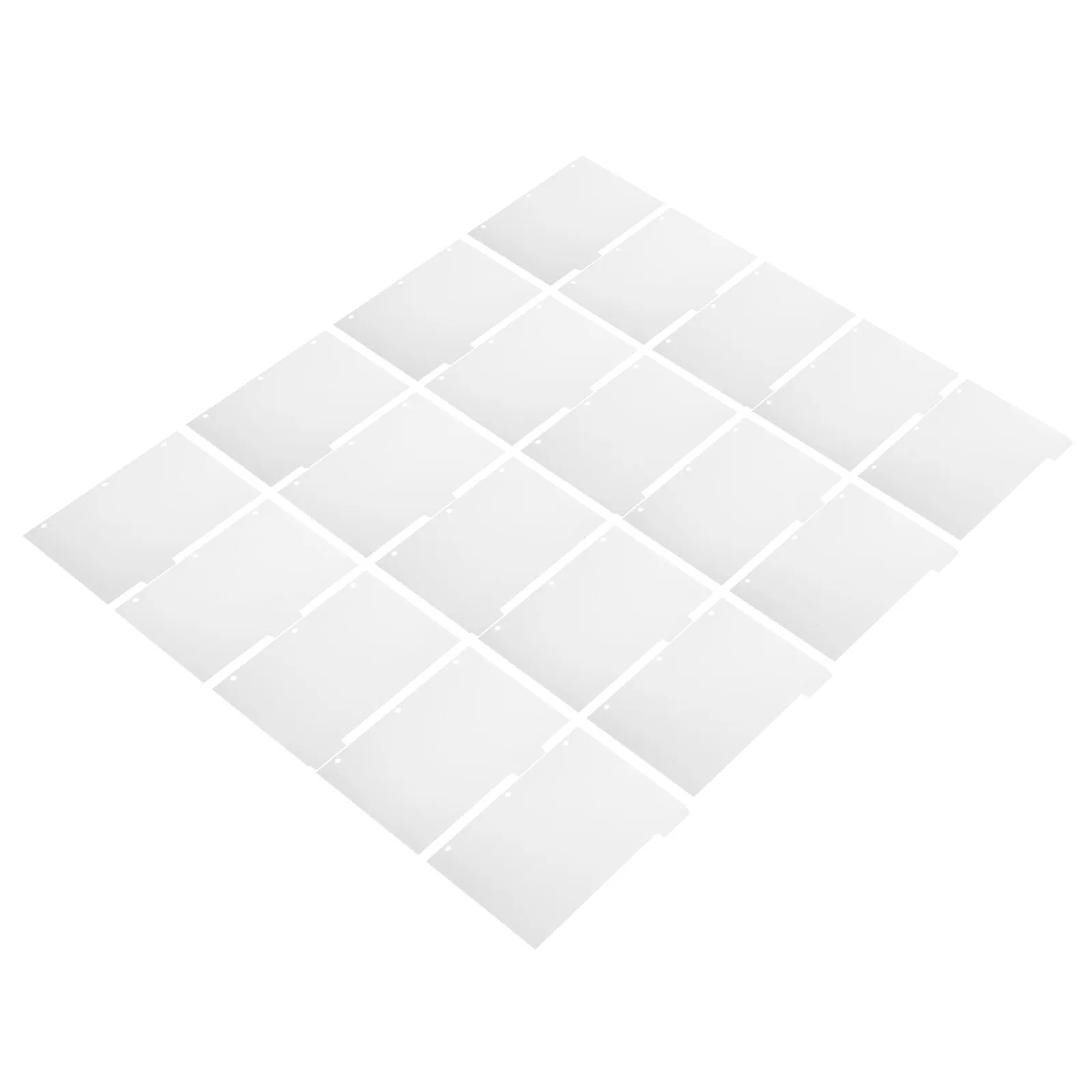 

4Sets Blank Writable Binder Dividers 11x9 Loose Leaf Page Separators 3 Hole Punch Index Tabs for Business Planning