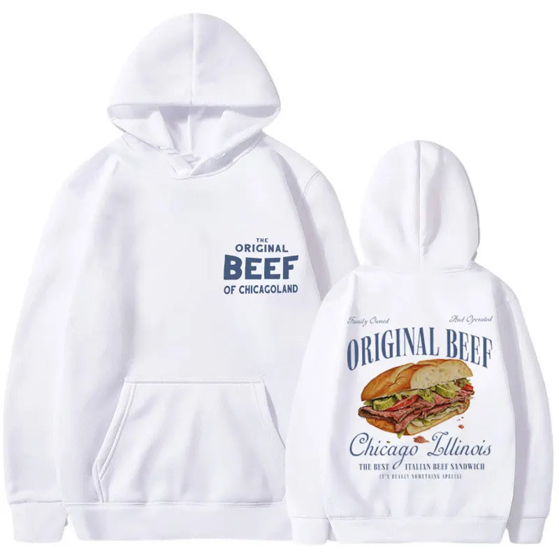 The Bear TV Show Graphic Printing Hoodie Men Women Original Beef Sandwich Hooded Sweatshirts Fashion Casual Pullover Streetwear