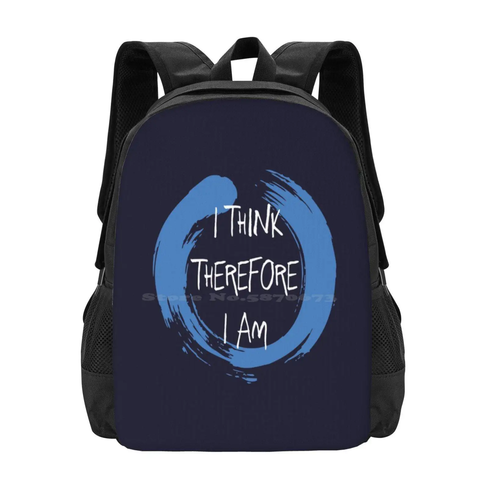 

Cogito , Ergo Sum Pattern Design Laptop Travel School Bags Cogito Ergo Sum Decartes I Think Therefore I Am Quote Philosophy