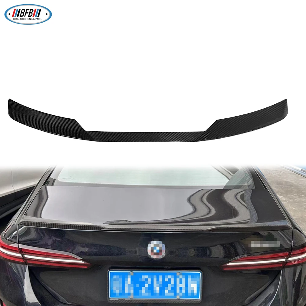 For BMW New 5 Series G60 i5 2024+ 520i 525i 528i 530i 535i Dry Carbon Rear Trunk Lid Spoiler Wing