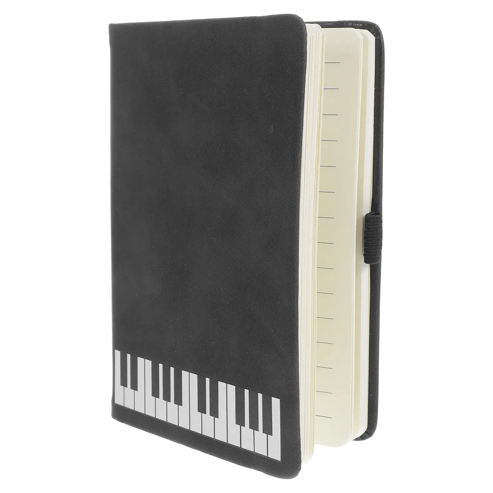 Musikthema, vom Klavier inspiriertes A6-Notizbuch, Weihnachts-Taschenjournal, Business-Planer, Tagebuch, Zeichenbuch für Büroangestellte – Detail 2
