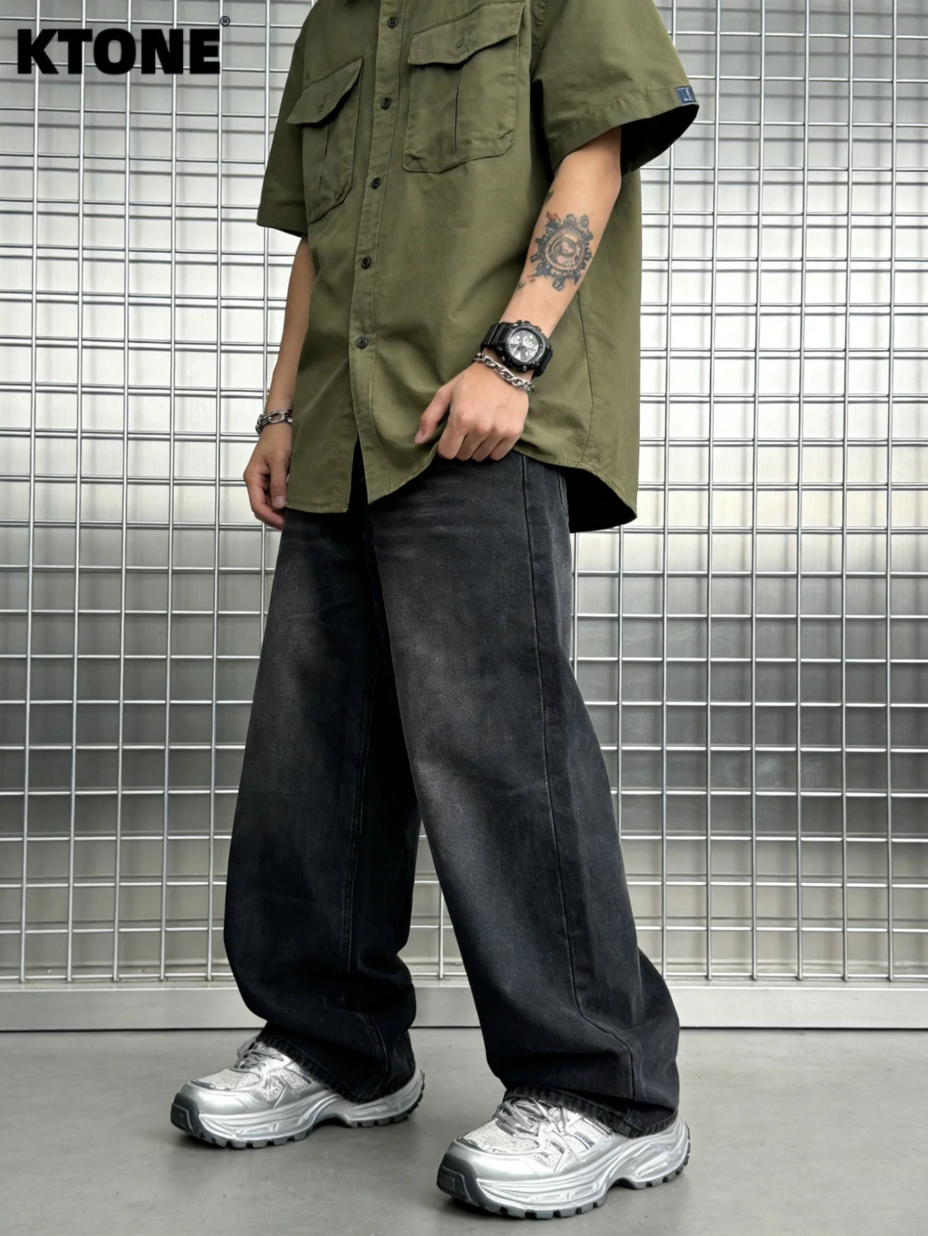 

Fashion-Forward Y2K Drip Jeans for Man Original Slim Fit Denim Jeans Pants Retro Street Look Ideal for Young Guys