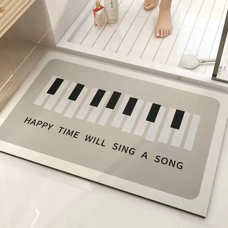 Bathroom absorbent diatom mud toilet  doormat toilet toilet floor mat toilet carpet