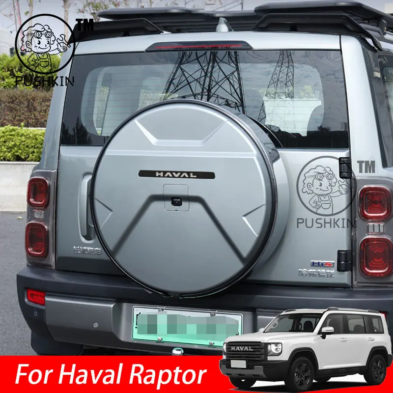 

For Haval Raptor 2024 2025 Spare Tire Cover Rear Spare Tire Shell Exterior Tire Cover Off-Road Vehicle Decoration Accessories