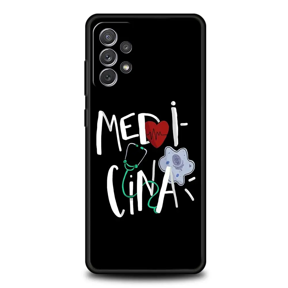 Phone Case For Samsung Galaxy A15 A13 A51 A71 A41 A31 A21S A03S A05 A35 A55 A23 A25 A33 A53 A73 5G Cover Doctor Nurse Medical