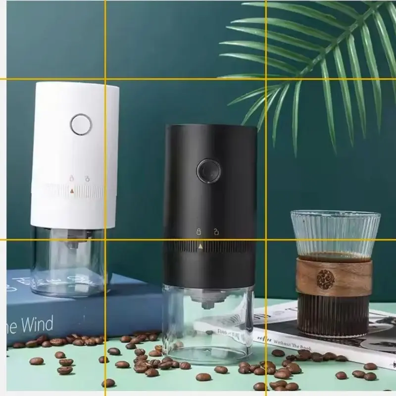 

Portable 38 Gears External Adjustable USB Charge Electric Coffee Bean Grinder Rechargeable Household Mini Coffee Machine