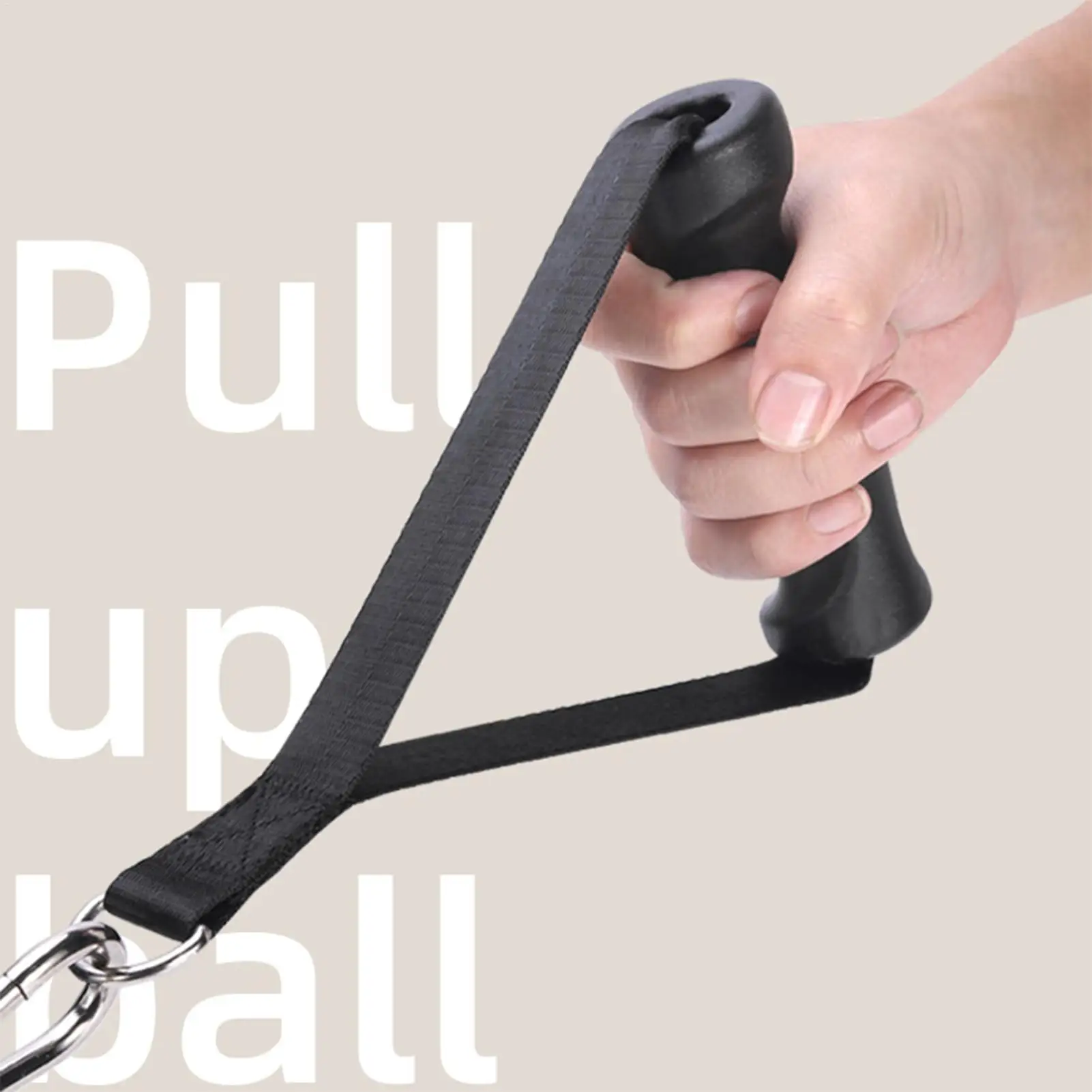 

Cable Machine Handles Anti-Slip Cable Machine Grip D Handle Seat Row Grip For Gym Doorway Garage Men Women Fitness Rowing