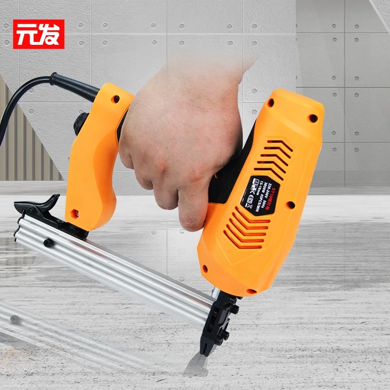 YANFA ST18 Electric Nailer 15-18mm Staple for Project of Upholstery, Carpentry and Woodworking 2350W  Adjustable Force DIY  Tool