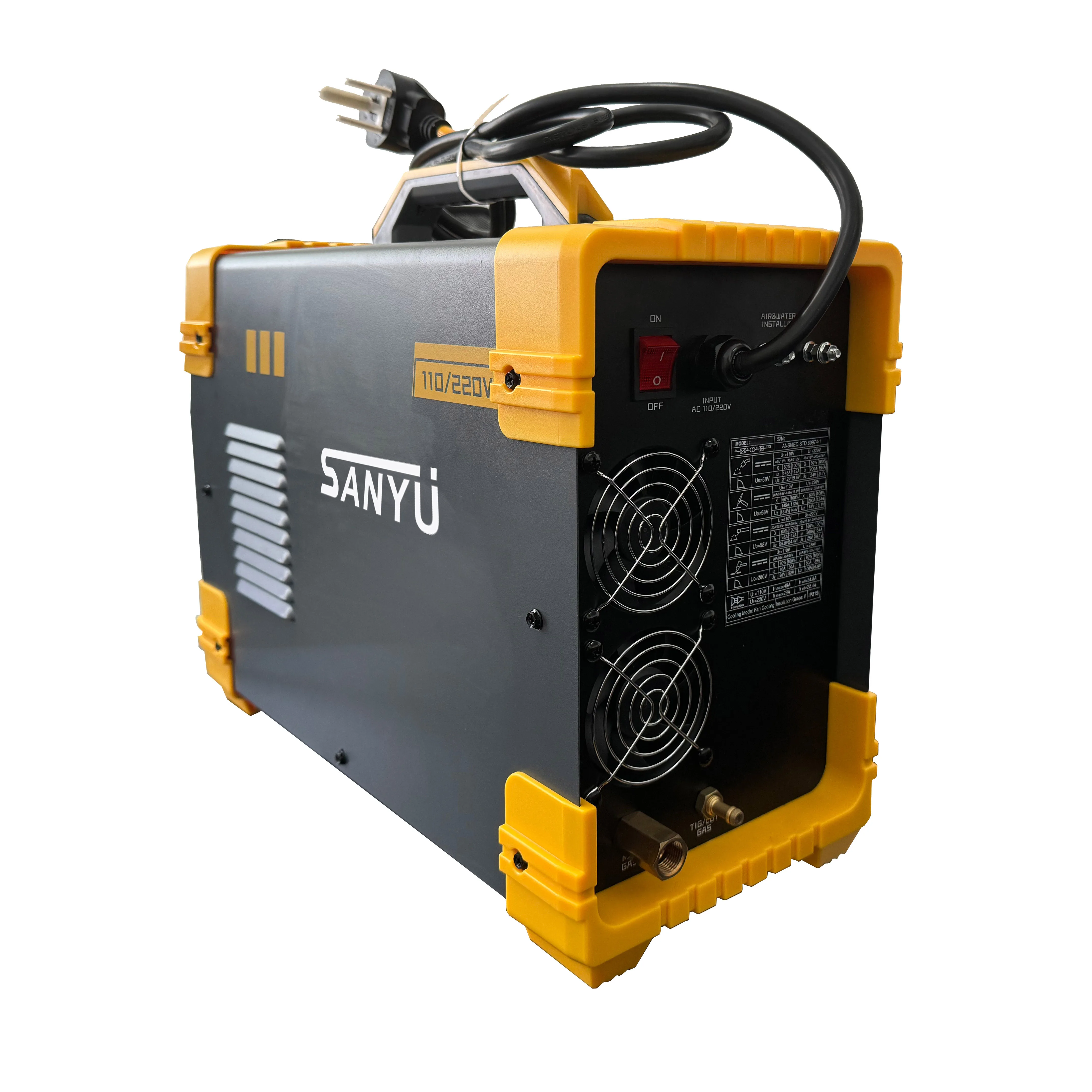 TLF SANYU Hochwertiges MCT-520 4-in-1-Multifunktions-MIG/TIG/MMA/CUT-Schweißgerät 110 V/220 V Doppelspannung mit 18 Monaten Garantie