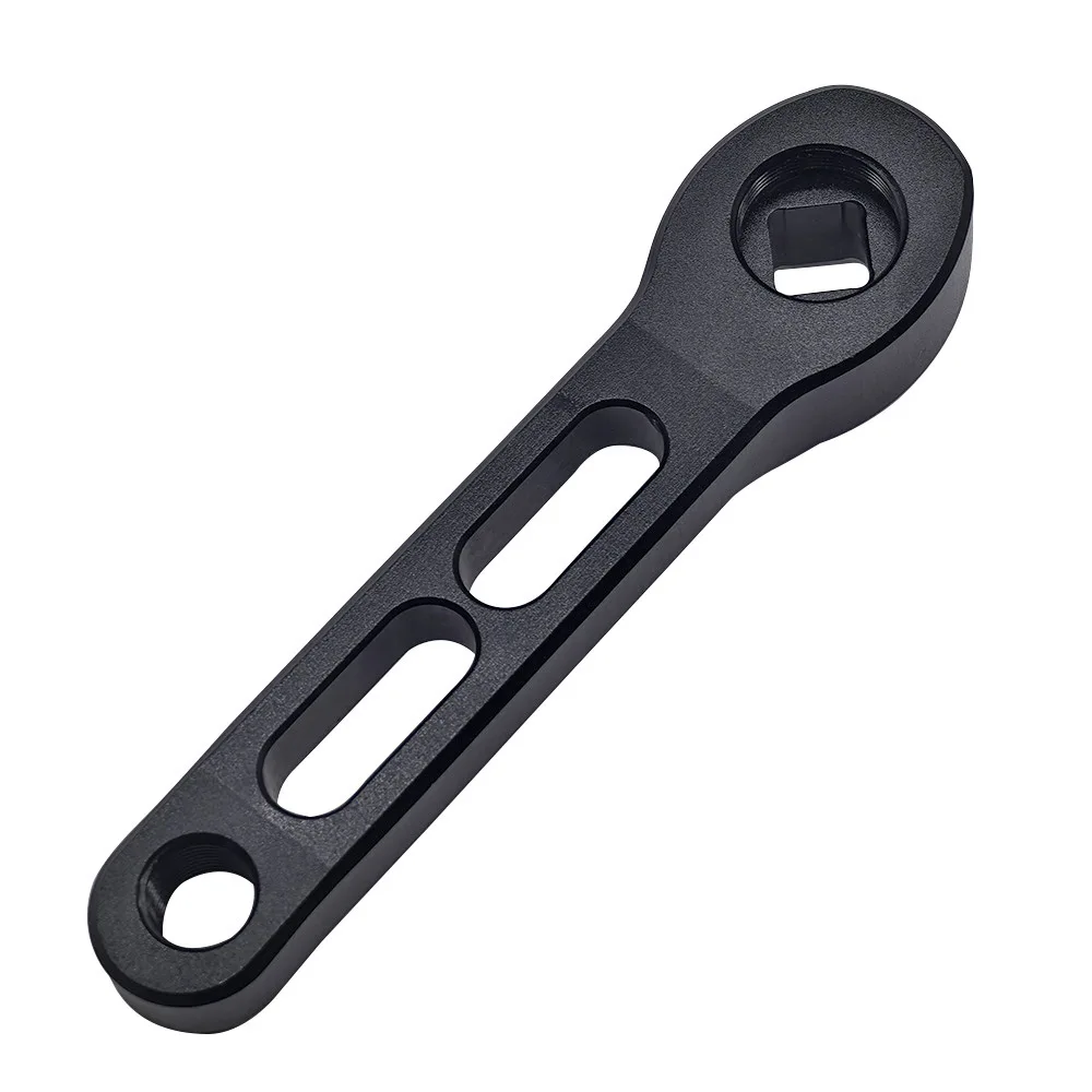 for-bike-upgrading-black-alloy-bicycle-crank-bicycle-crank-htd-8m-12-system-alloy-6061-material-46-tooth-count