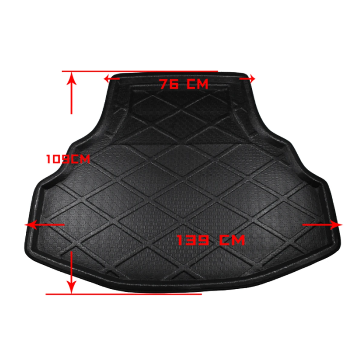 Car Floor Mats Rear Trunk Boot Mat Waterproof Carpet Anti Mud Tray Cargo Liner For Honda Accord 2008 2009 2010 2011 2012