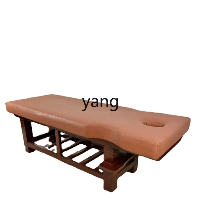 CX Solid Wood Beauty Massage Bed Home with Chest Hole Massage Body Tattoo Embroidery Ear Cleaning Bed