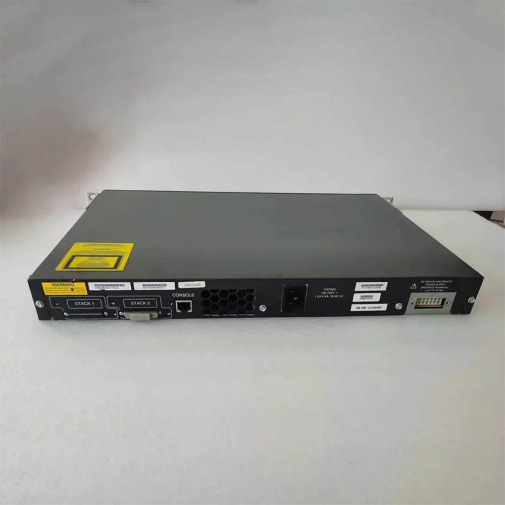 WS-C3750G-12S-S 12 Port Gigabit SFP Optical Port Layer 3 Management Enterprise Switch 100% Tested Fast Ship Perfect Work