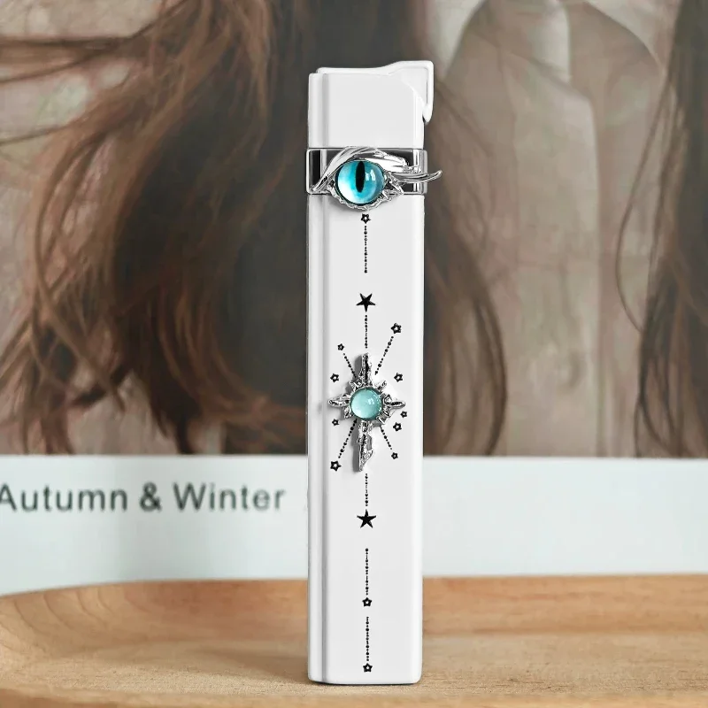 New Angel's Eye Original Handmade Metal Inflatable Lighter Creative Personalized Cigarette Lighter Holiday Gift