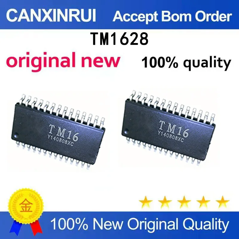 (5pcs-100pcs）Brand new original TM1628 SOP28 1628 spot chip IC