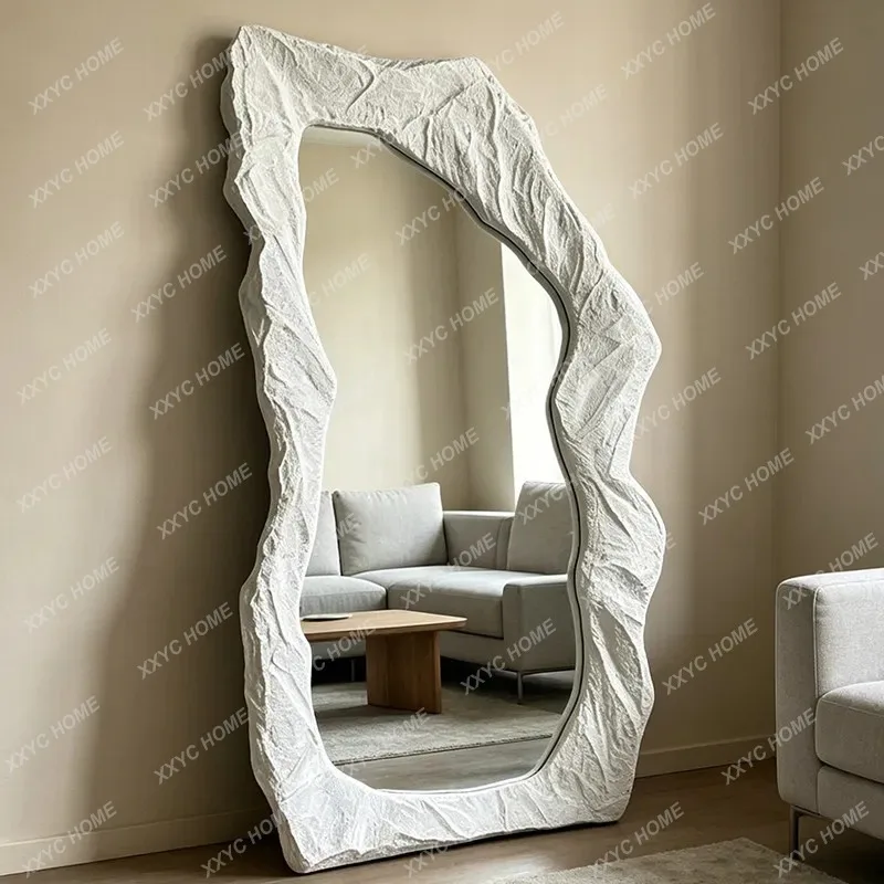 X fitting mirror irregular cloakroom floor mirror dressing mirror