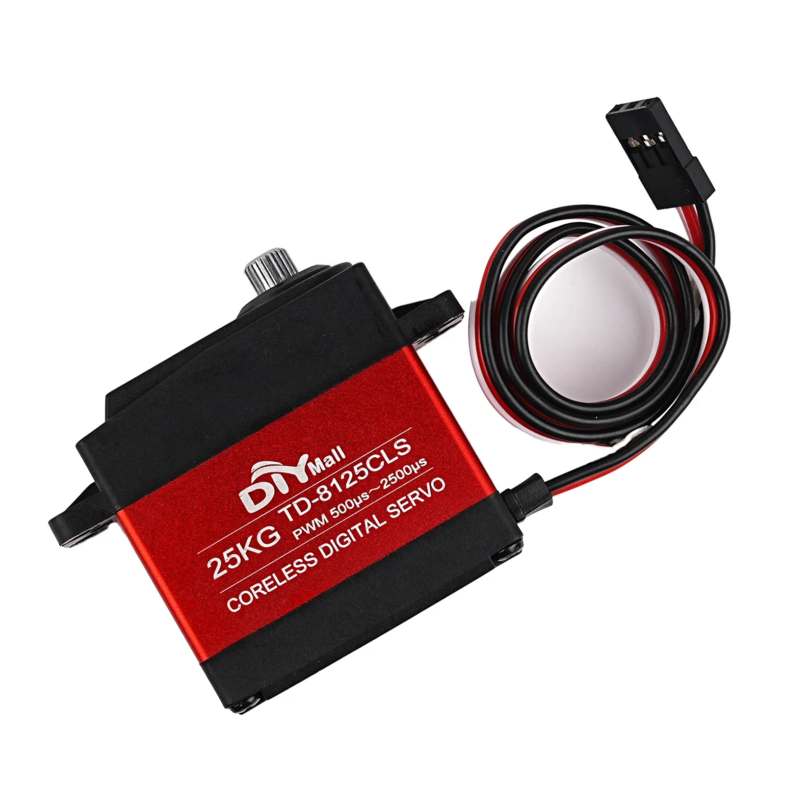 25KG 고토크 디지털 서보 TD8125CLS 코어리스 모터 메탈 기어 180-360도 RC 자동차 로봇 모델 장난감