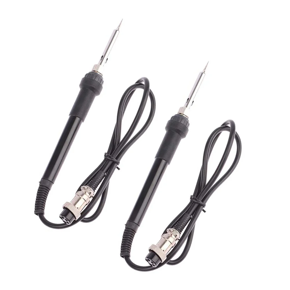 50W Soldering Iron Handle Set Two Units Compatible with For 936W Heater Core and 907 Heater Core Soldering Stations
