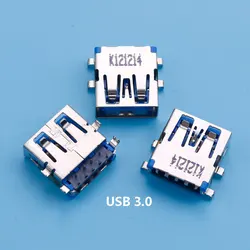 2-10PCS for Toshiba Satellite C850 L850 L850D C850D C50D C55D Series for Samsung/HP/Lenovo USB 3.0 Female jack Connector fit