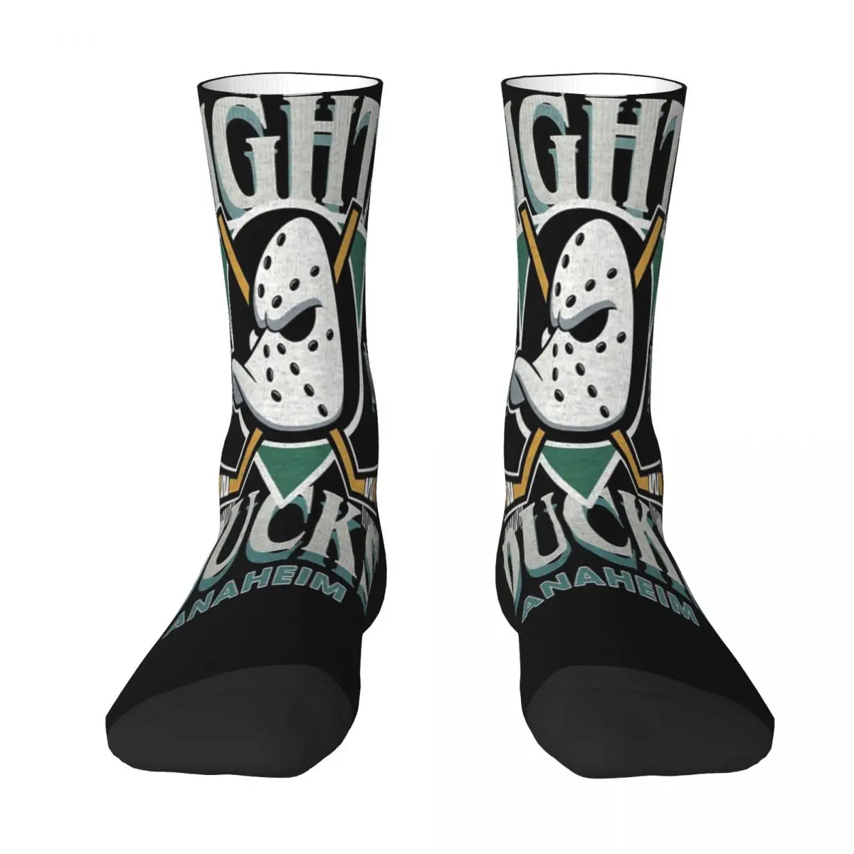 

Vintage Mighty Sports Ducks Gift For Fans Socks Fashion Trends Unisex Stockings 3D Printing Gifts Breathable Socks