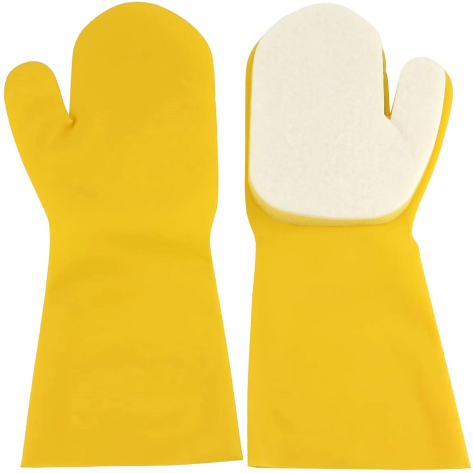 Pool Cleaning Gloves Multipurpose Waterproof Latex Sponge Gloves For Home