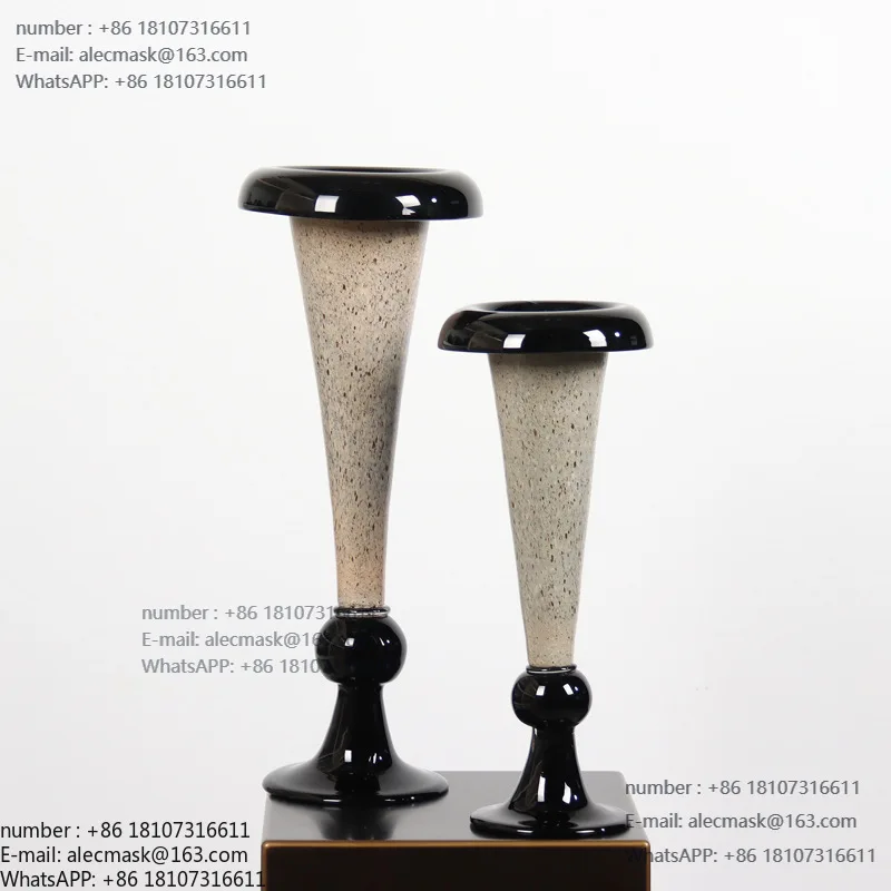 

Medieval surprise niche art vase handmade glazed glass flower ware