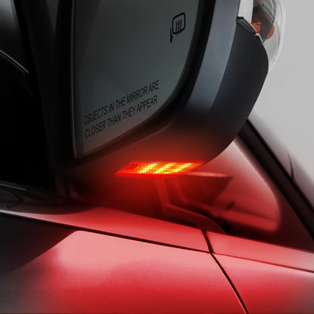 2PCS Led Under Side Mirror Light For Ford SMax CMax Kuga Escape Monde 4 Focus 3 Grand 2 Accessories Puddle Lamps
