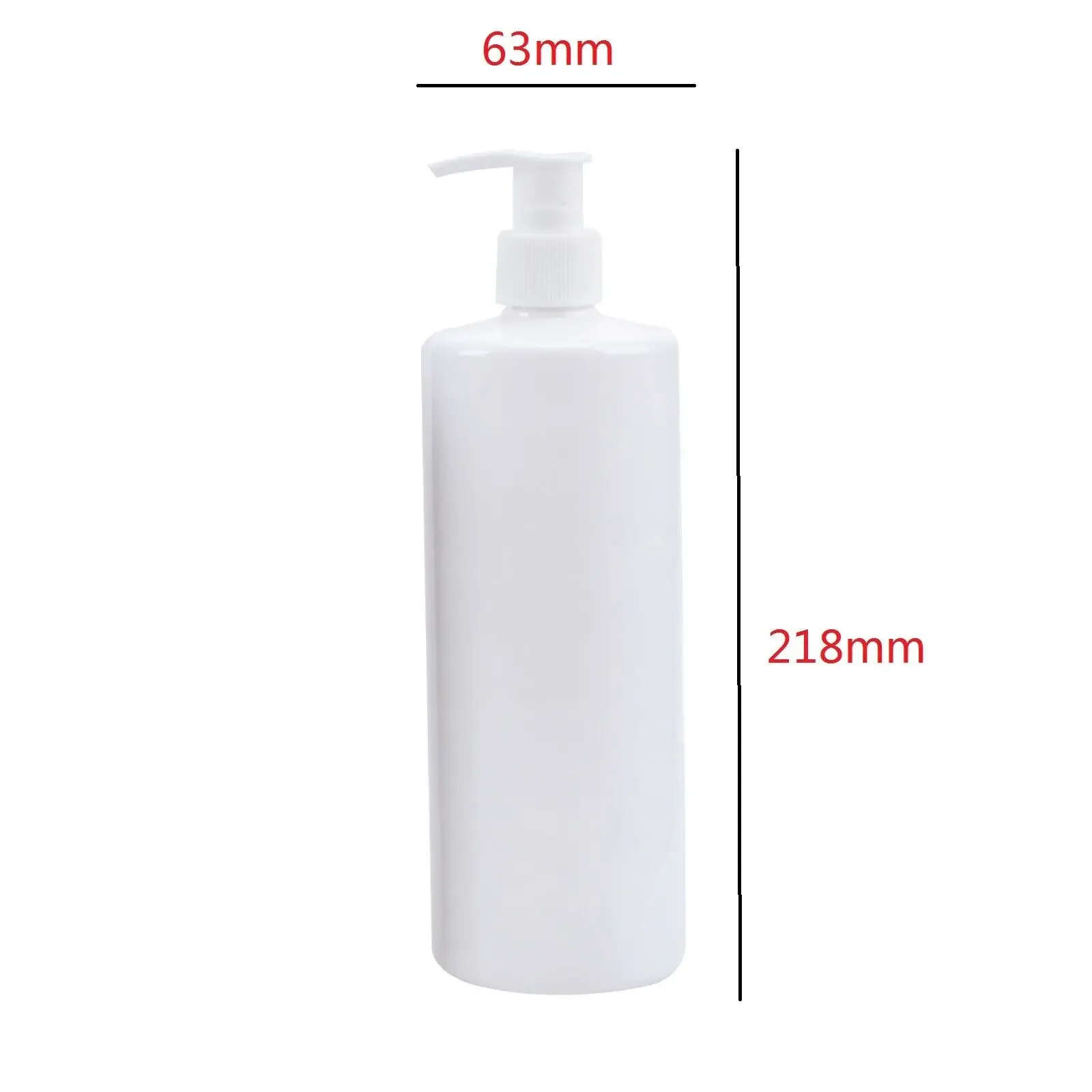 1PC 500ml Plastic Empty Refillable Pump Lotion Bottle Shampoo Container Shower