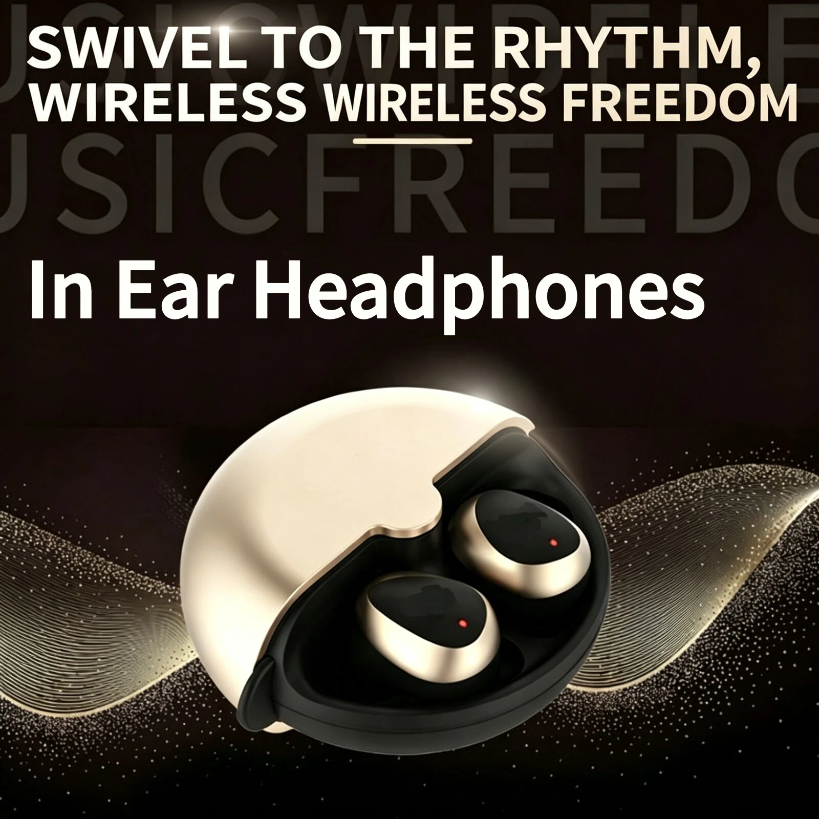 

In Ear IPX4 Wireless Bluetooth 5.0 Headphones For Office Gaming Esports Ultra Long Battery Life Low Latency Stereo Lightweight