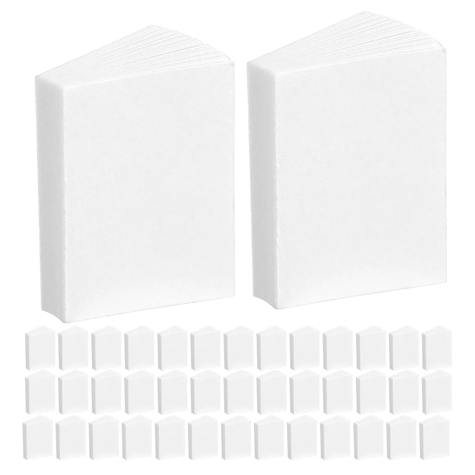 

120 миниатюрных пустых блокнотов для кукольного домика с функцией раскладывания страниц, для развития творческого воображения, подходят для гостиной и офиса