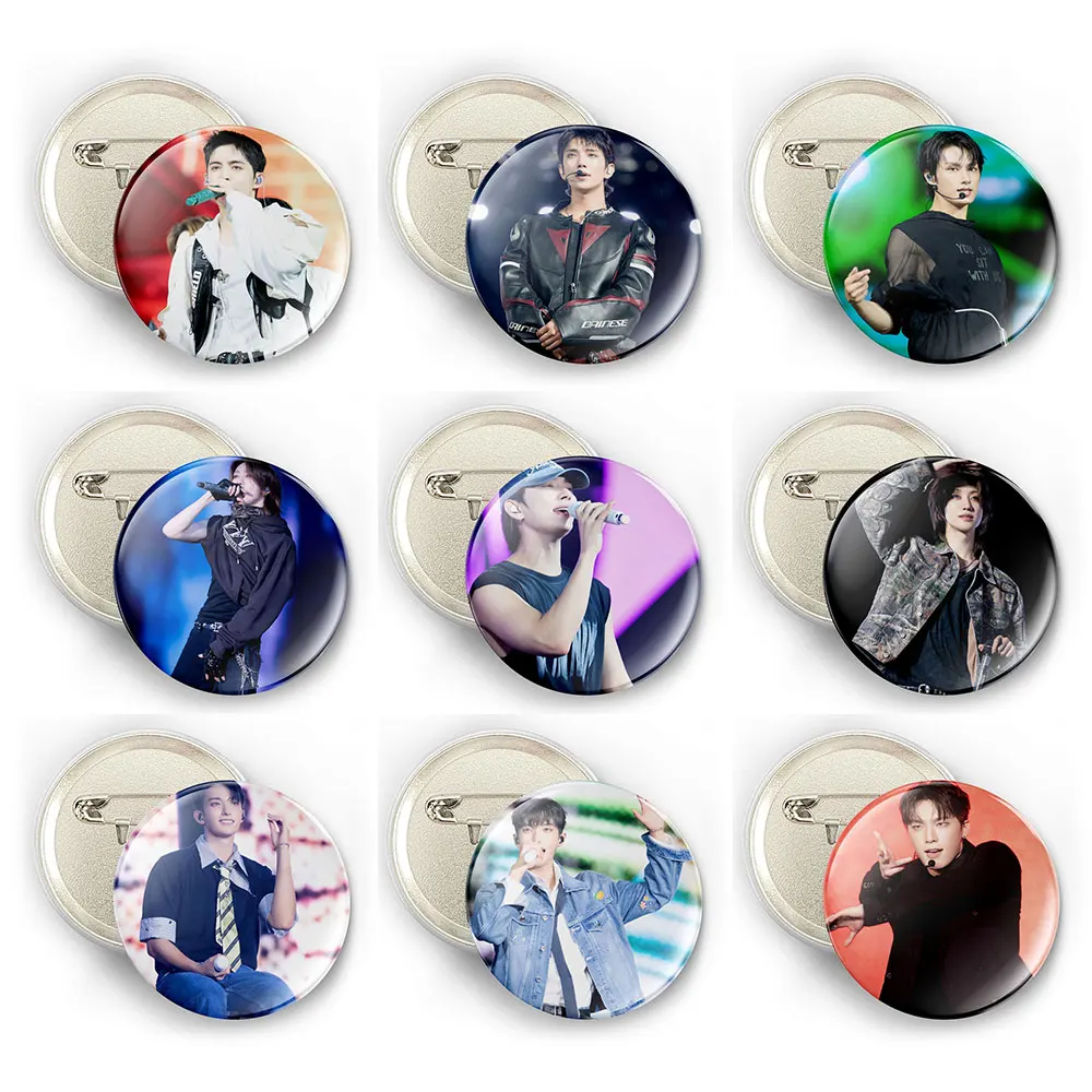 58mm Pin 17 WORLD TOUR NEW Preview Cuts 2 Badge KPOP Brooch Collectible Fashion Accessory for Fans Backpack/T-shirt