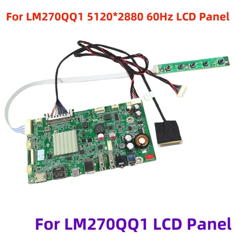 5K EDP LCD Screen controller Board LCD Monitor Driver HDMI-Compatible for 27 "   iMac A1419 A2115 LM270QQ1 5120*2880 LCD Panel